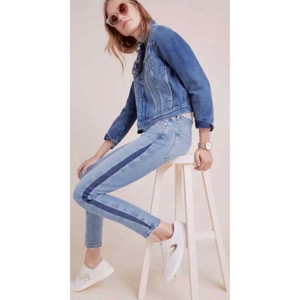 AGOLDE Swerve Toni Mid Rise Light Blue Wash Jeans Sz. 29